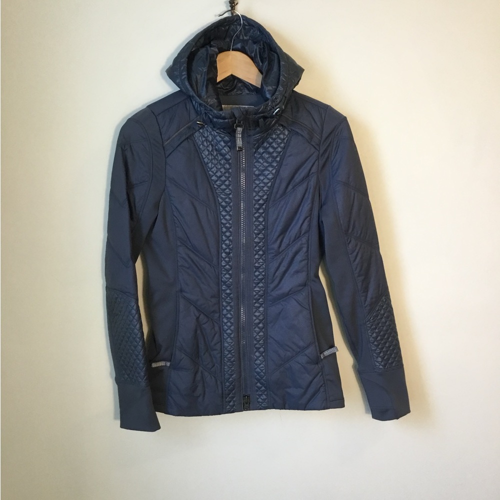 Athleta Rock Ridge Prima Loft Hooded Full Zip Jacket